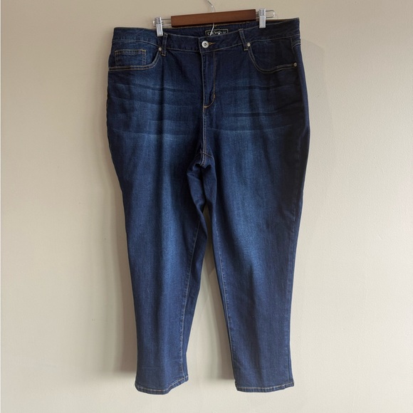 Cato Premium Deep Indigo Ankle Jeans - Picture 1 of 7